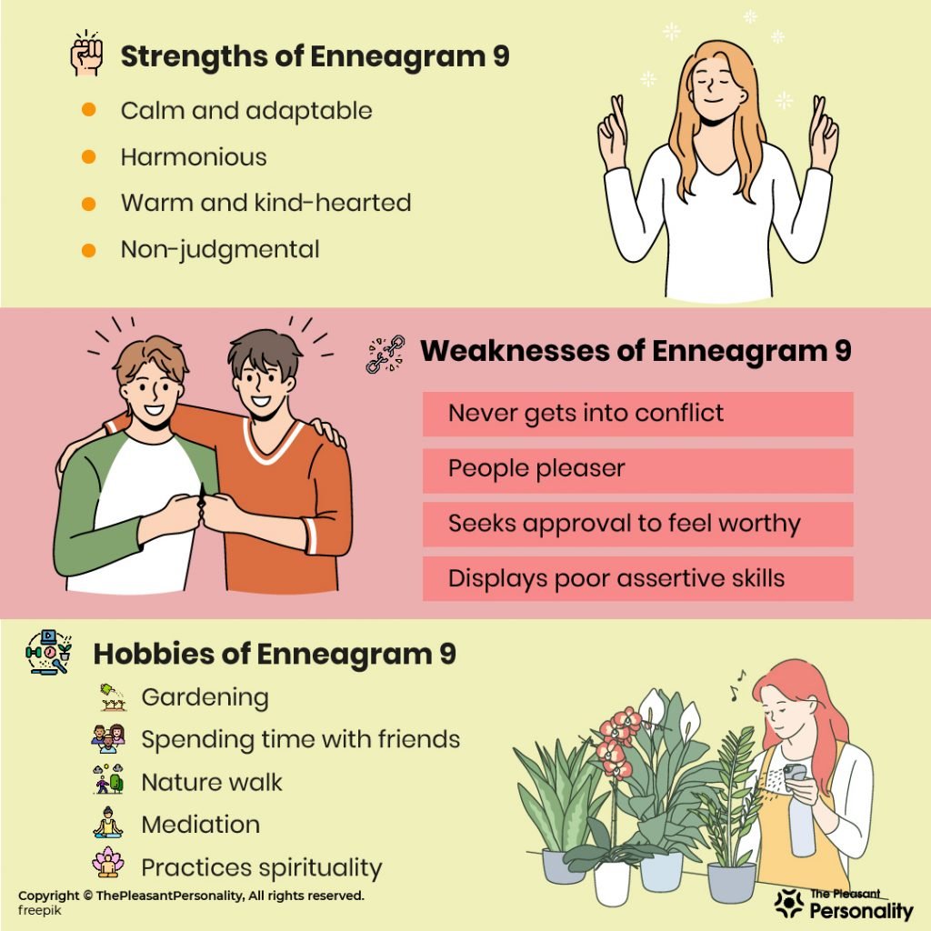 Enneagram 9 - Strengths, Weaknesses & Hobbies
