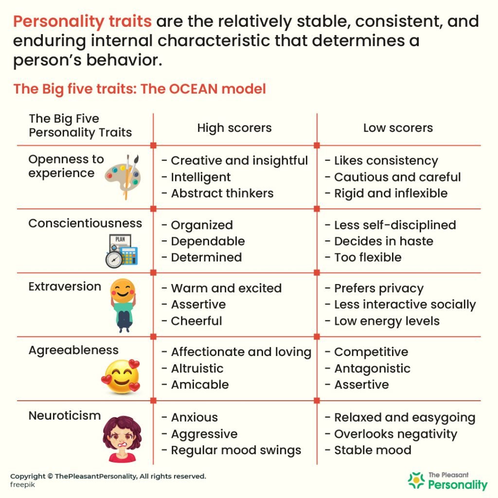 Personality Traits  Big Five Personality Traits - The Essence of You